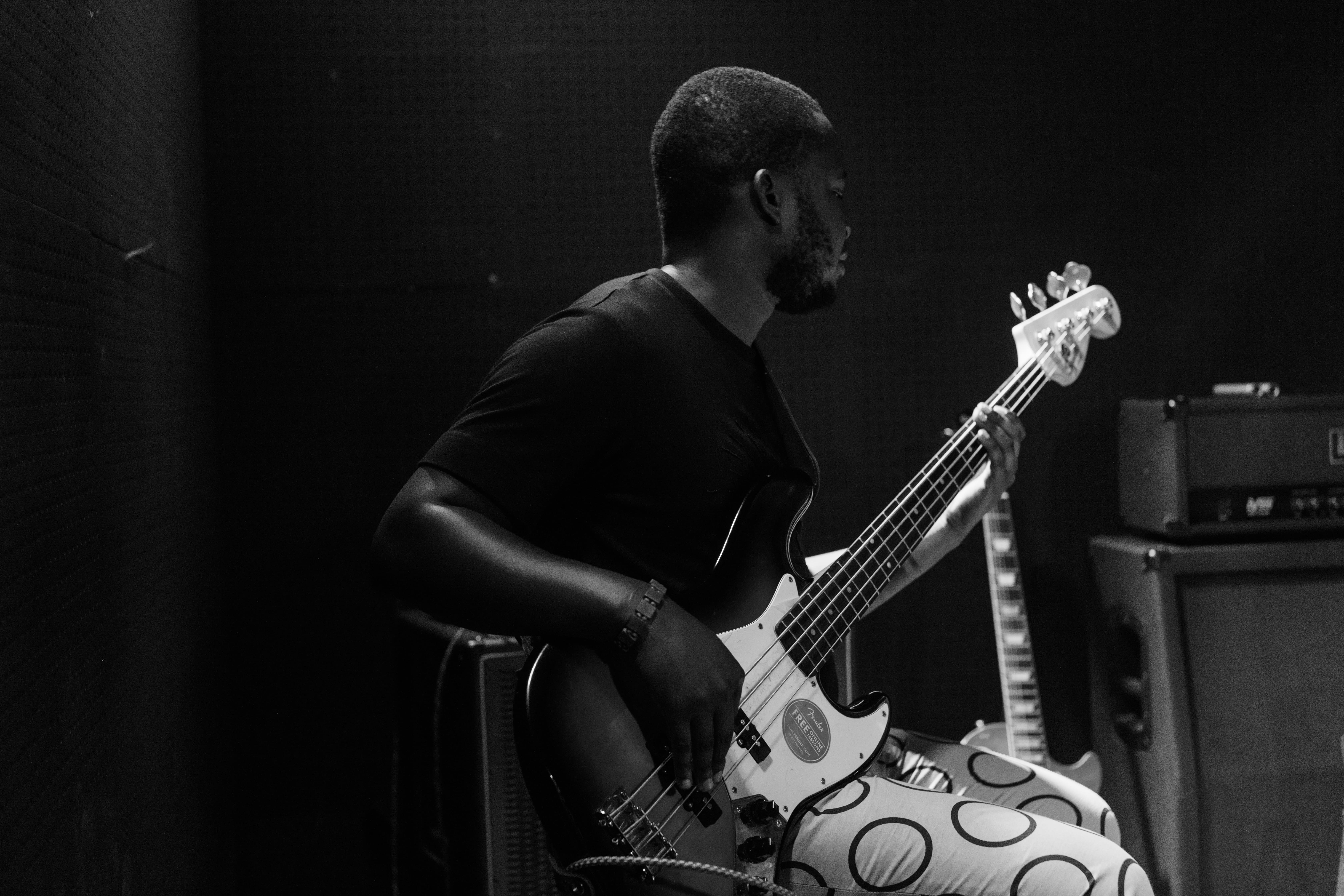sir nolo playing bass
